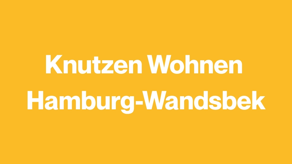 Knutzen Wohnen Hamburg-Wandsbek