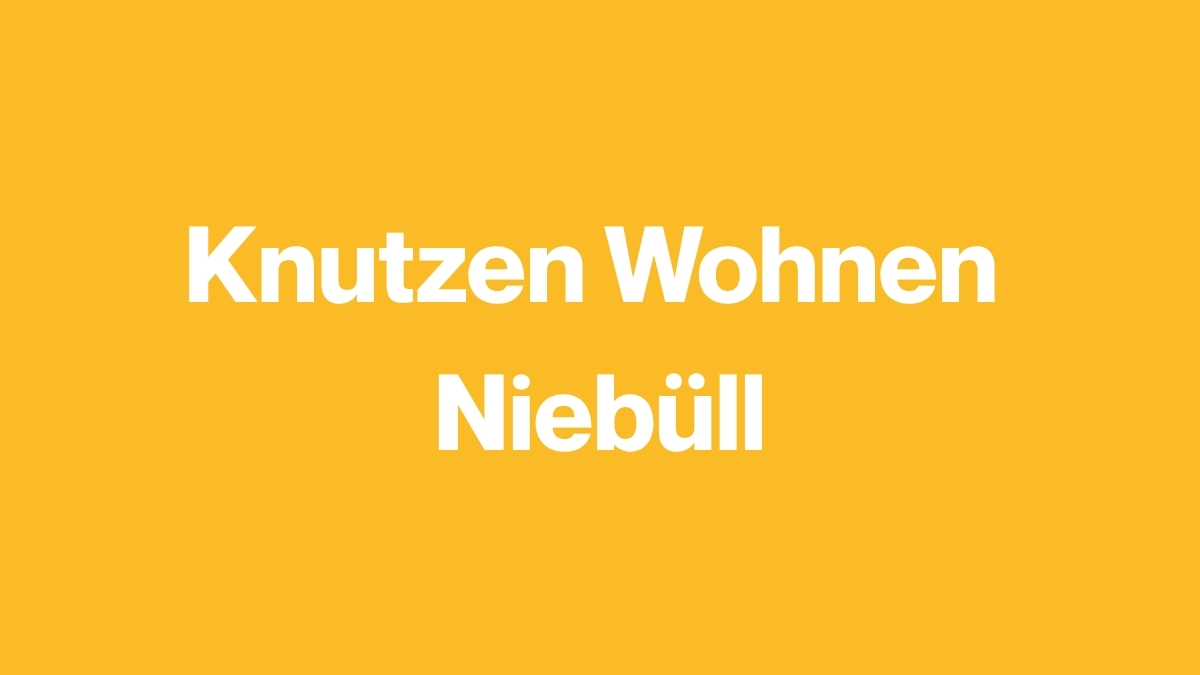 Knutzen Wohnen Niebüll