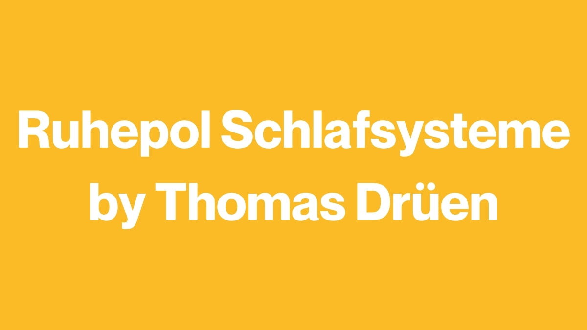 Ruhepol Schlafsysteme